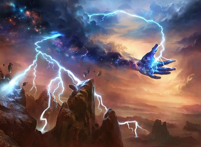 Image result for lightning strike mtg art