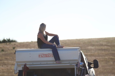 Female farmer rancher karen