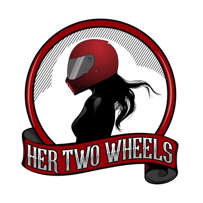 Two wheels and a ponytail