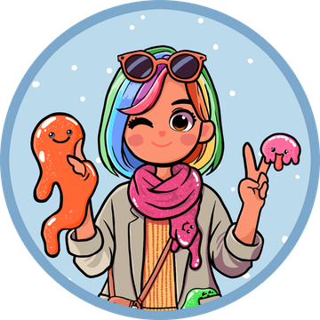 Rainbow Slime Girl
