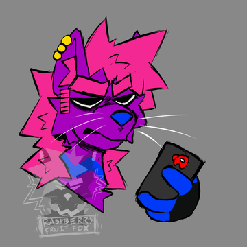 Raspberry Fruit Fox