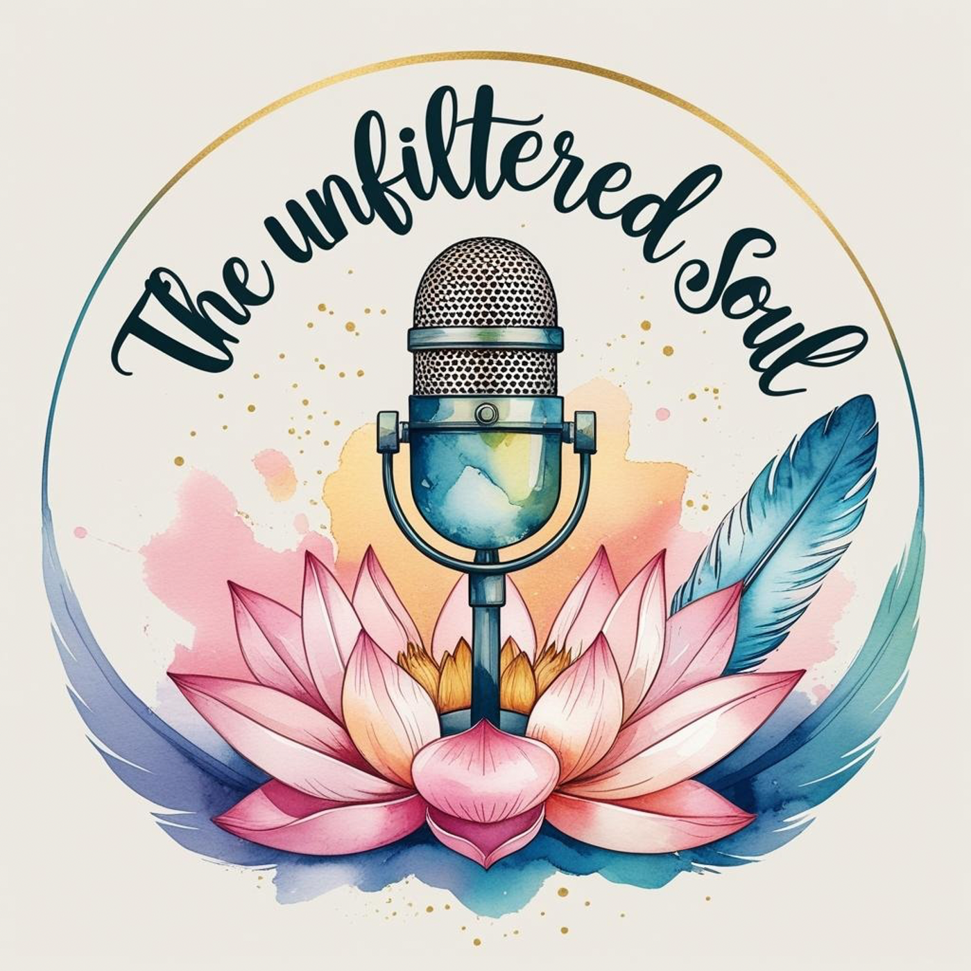 The unfiltered soul podcast artwork