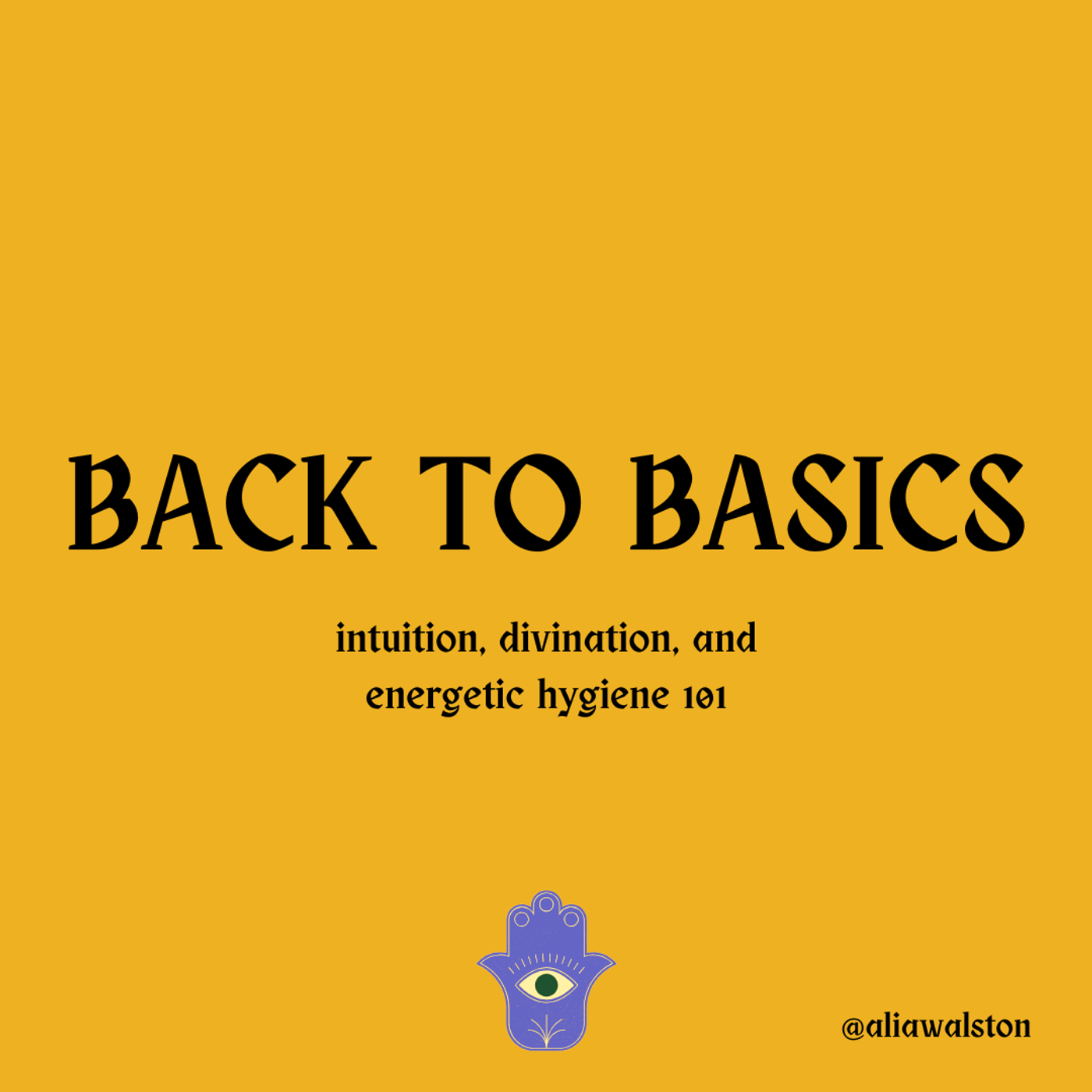 BACK TO BASICS