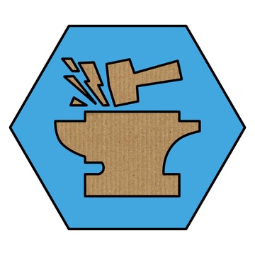 Cardboard Anvil