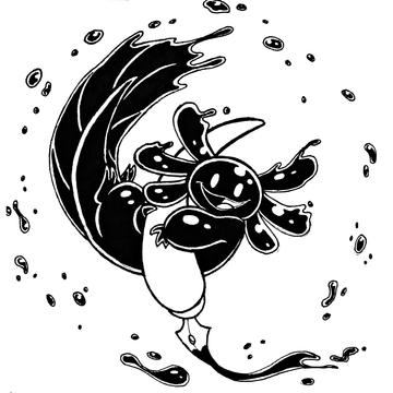 Inky Axolotl