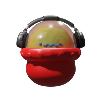 Bluepartyhat3d