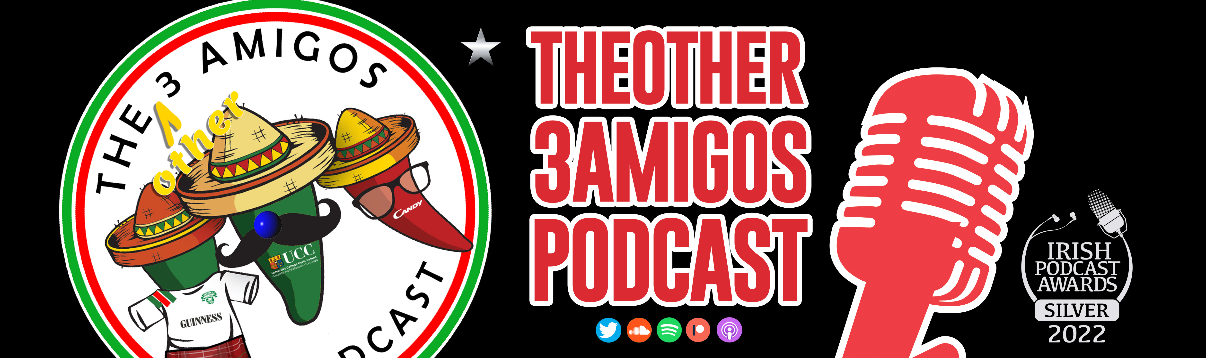 The Other 3 Amigos Podcast | Patreon, image size:4961x1476
