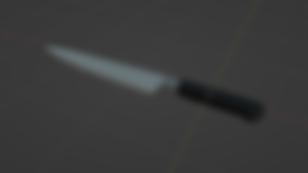 Kitchen Knife + Blender files