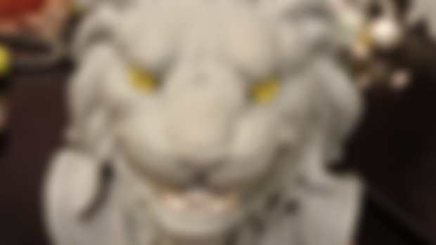 Lion bust progress 2/3