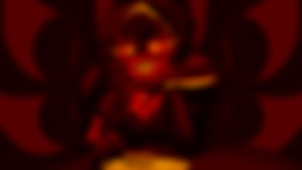 I try to get the Toymaker's attention by blinking in Morse code-