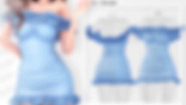 RUFFLE DRESS P211 (APR #2) (Early Access)