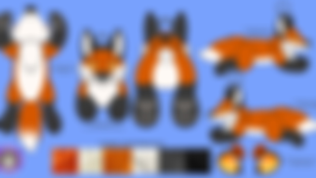 Fox Keychain Plush Concept art