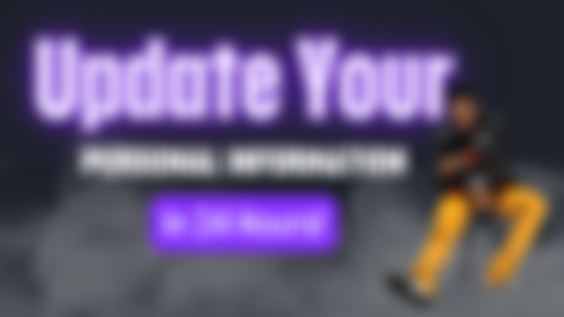 24 Hour Personal Information Update Script