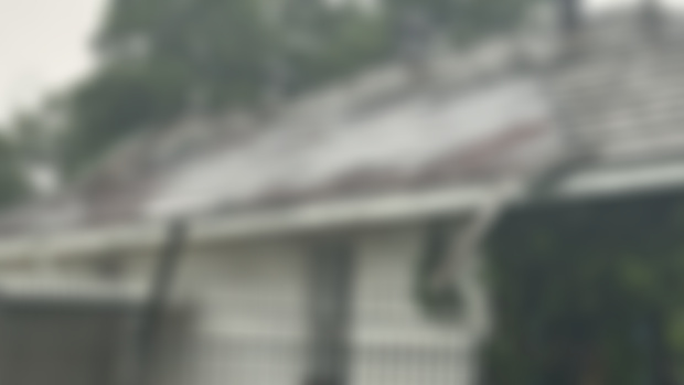 My house got hit by a small tornado 