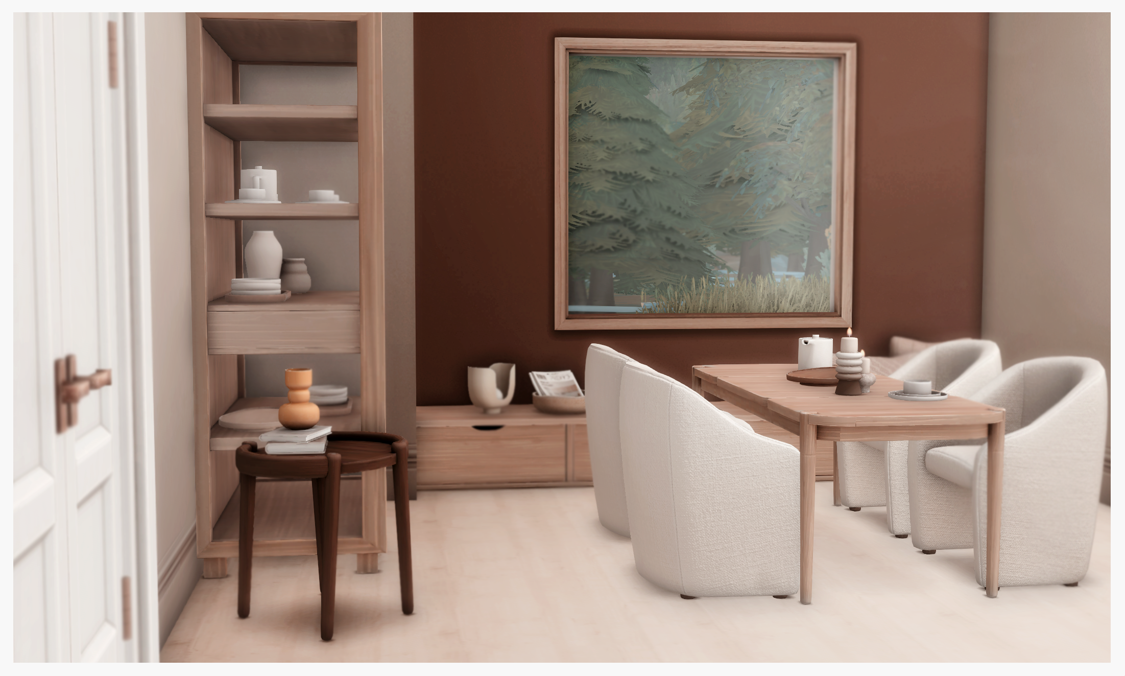 shape collection dining room | Plush pixels on Patreon