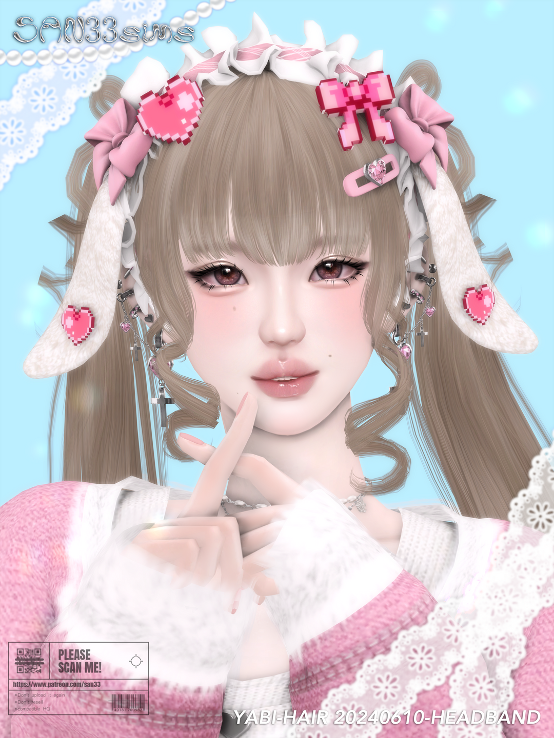 【ひないちご】ウェイトアップカスタム 333】YABI-HAIR 20240610-Headband | Patreon