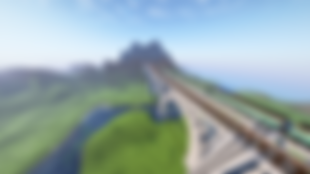 Minecraft: Modern Train Bridge!