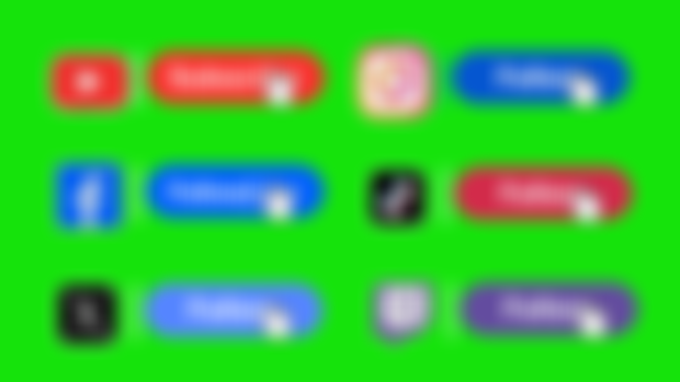 TOP YOUTUBE, TIKTOK, X, INSTAGRAM, FACEBOOK, TWITCH, AND DISCORD GREEN SCREEN.