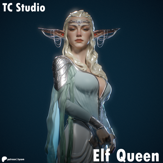 Elf Queen Bonus model (TC random collectibles) | Patreon