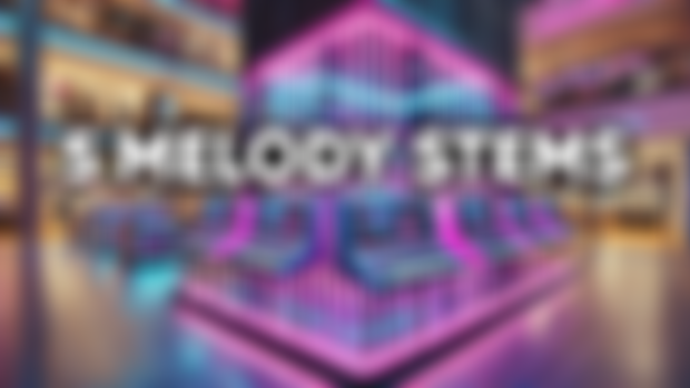 5 Melody Stems - Key & BPM labeled 