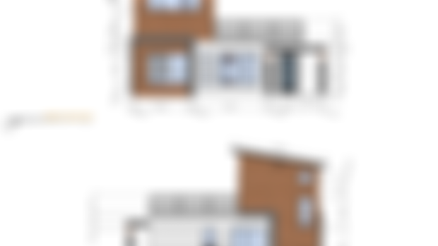 Floorplan of a (6x9 Meters) Modern Small House Design | 2 Bedrooms House