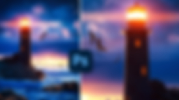 Making a lighthouse from scratch in Photoshop
