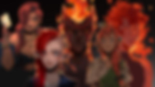 Character Pack 28 - Red Hair