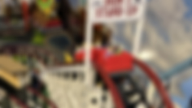 Signs, lights, people & fences added to kennywood! 