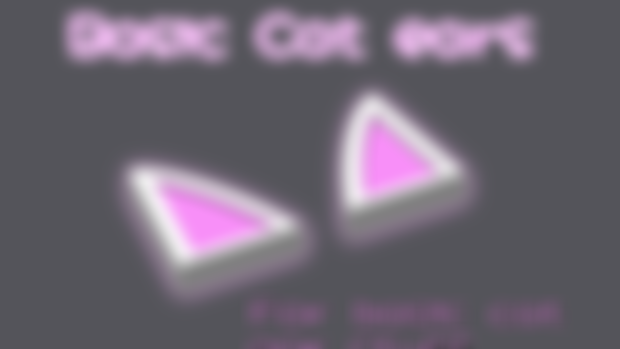 Basic Cat ears with flat bottom
