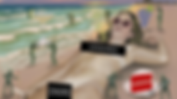“Beach Goddess” (in progress) & (censored)