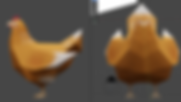 lowpoly chicken wip