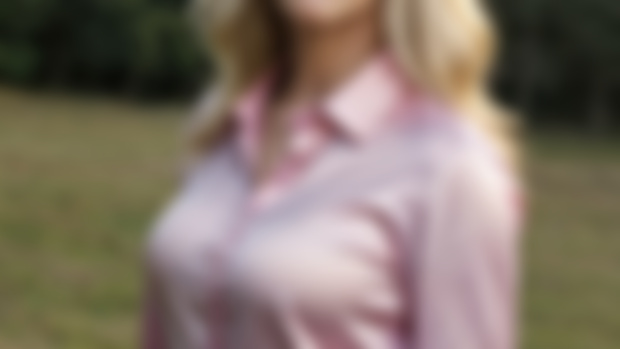Pink satin blouse