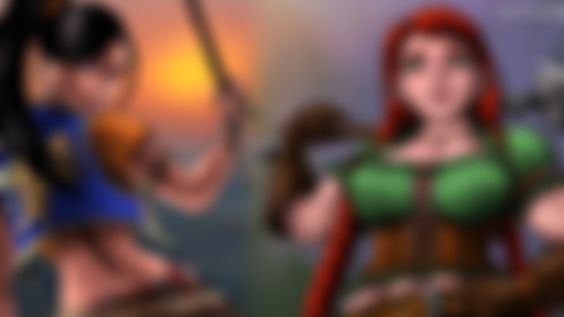 Hi-Res Wulfgard portraits: Elektra & Brenna