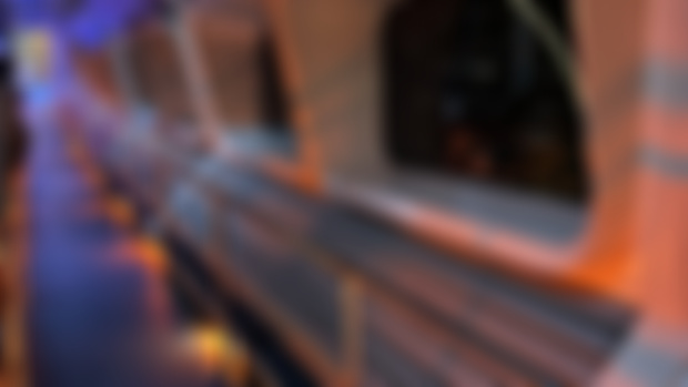 Walkabout Wind-Down: Space Mountain Queue Tunnel