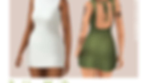 Elliesimple - Backless Mini Dress (Early access)