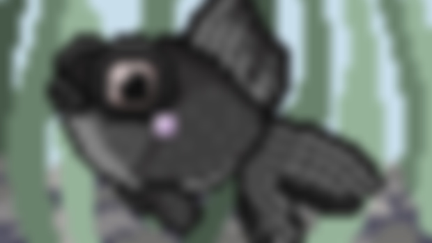 Fancy Pixel Goldfish