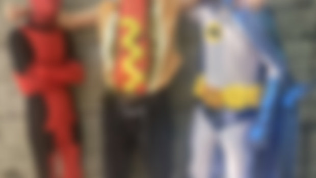 Spiderboy, Hotdog man, Bat Vigilante 