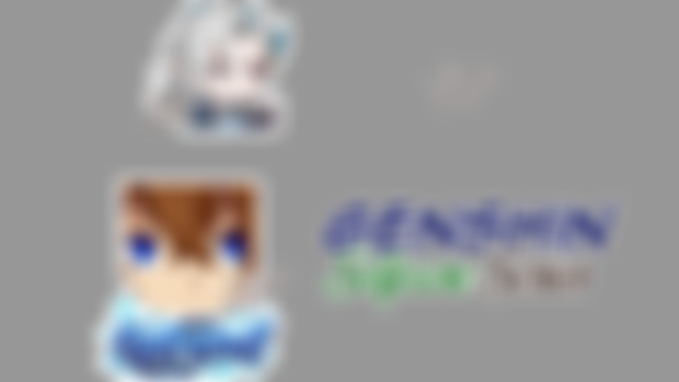 Genshin Selfcare Stickers WIP 2 - September Rewards