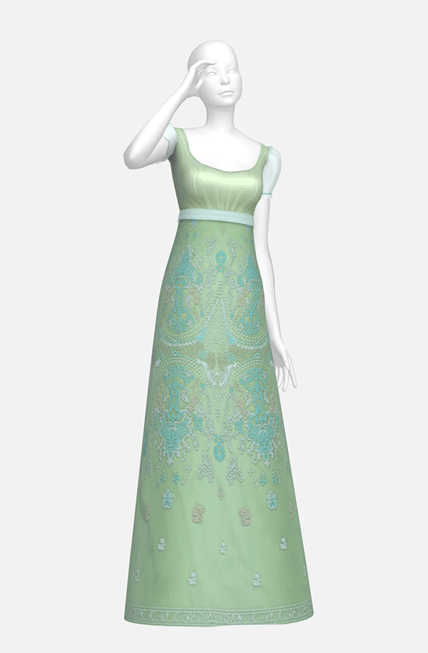 lipstick shade with pista green dress Pista Green Sequins Embroidered Georgette Naira Cut Suit main image 1