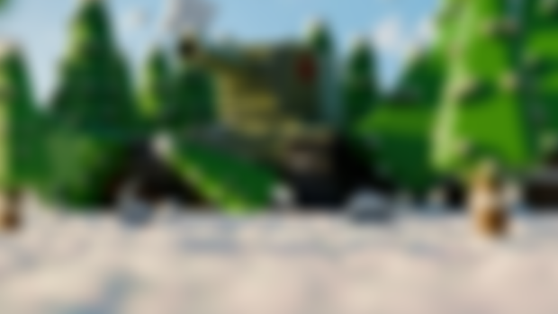 KV-2 in the snowy woods 😲