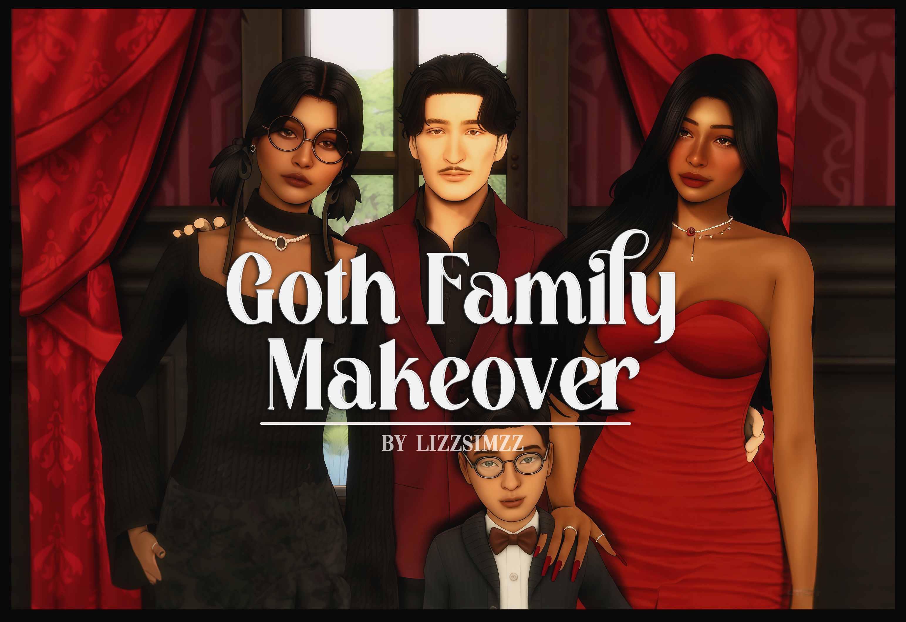 The Sims 4 Townie Makeover: The Goths
