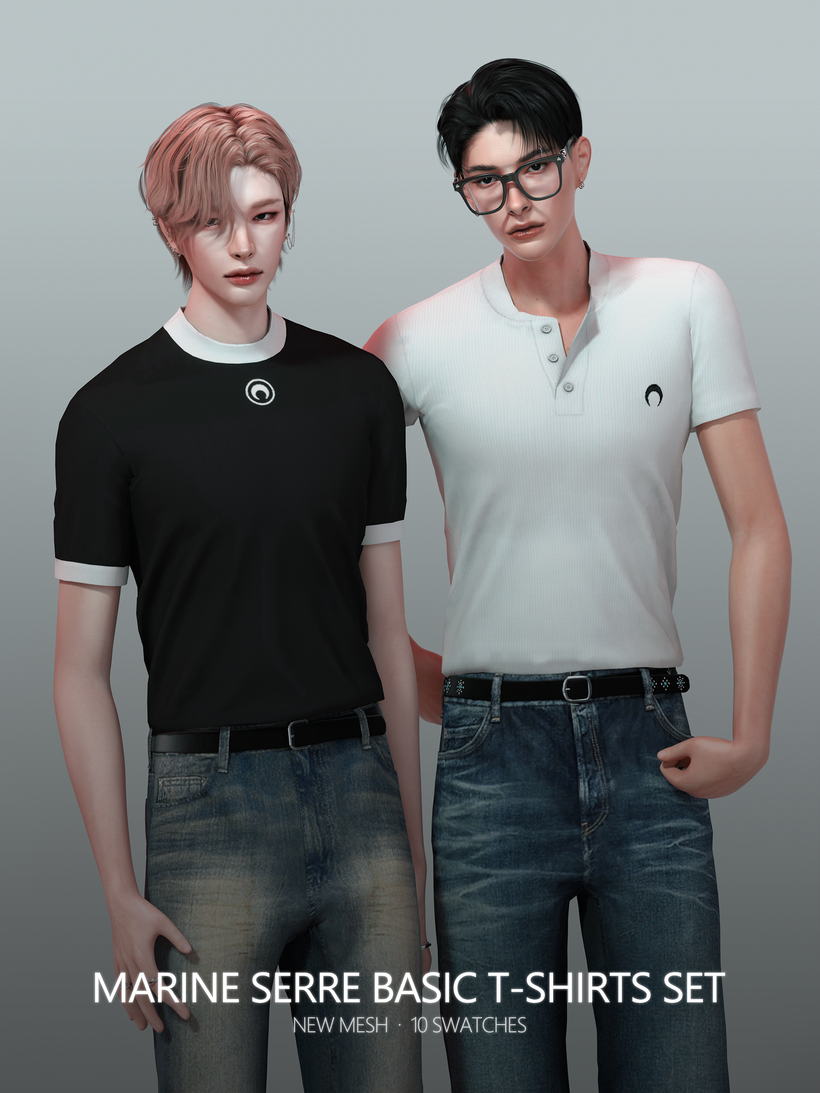 Marine Serre Basic T-Shirts Set | Patreon