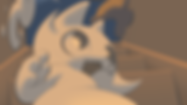 Kitty and Doggy Running Upstairs WIP