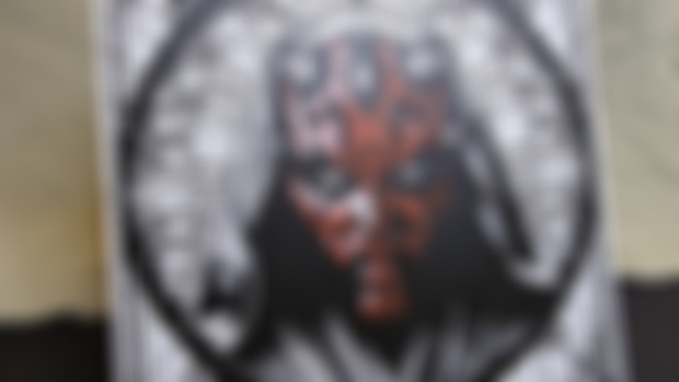 Darth Maul from Star Wars! 🔴⚫