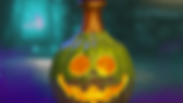 Halloween JackoLantern Bottel 1