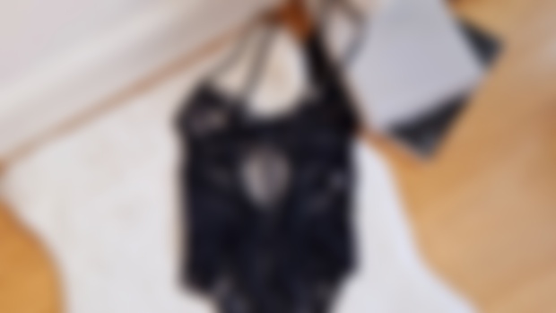 Satohom One Piece Sexy Heart Lace Bodysuit