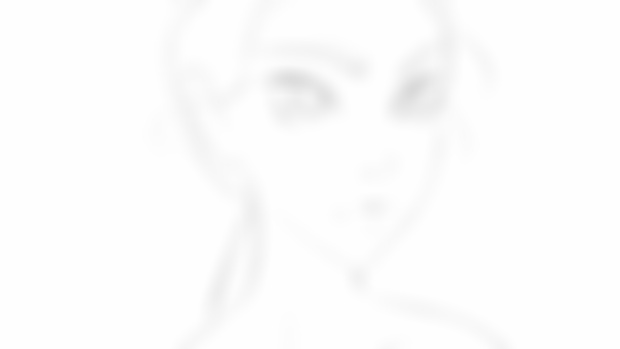 Step by step process images for stylized portrait. 