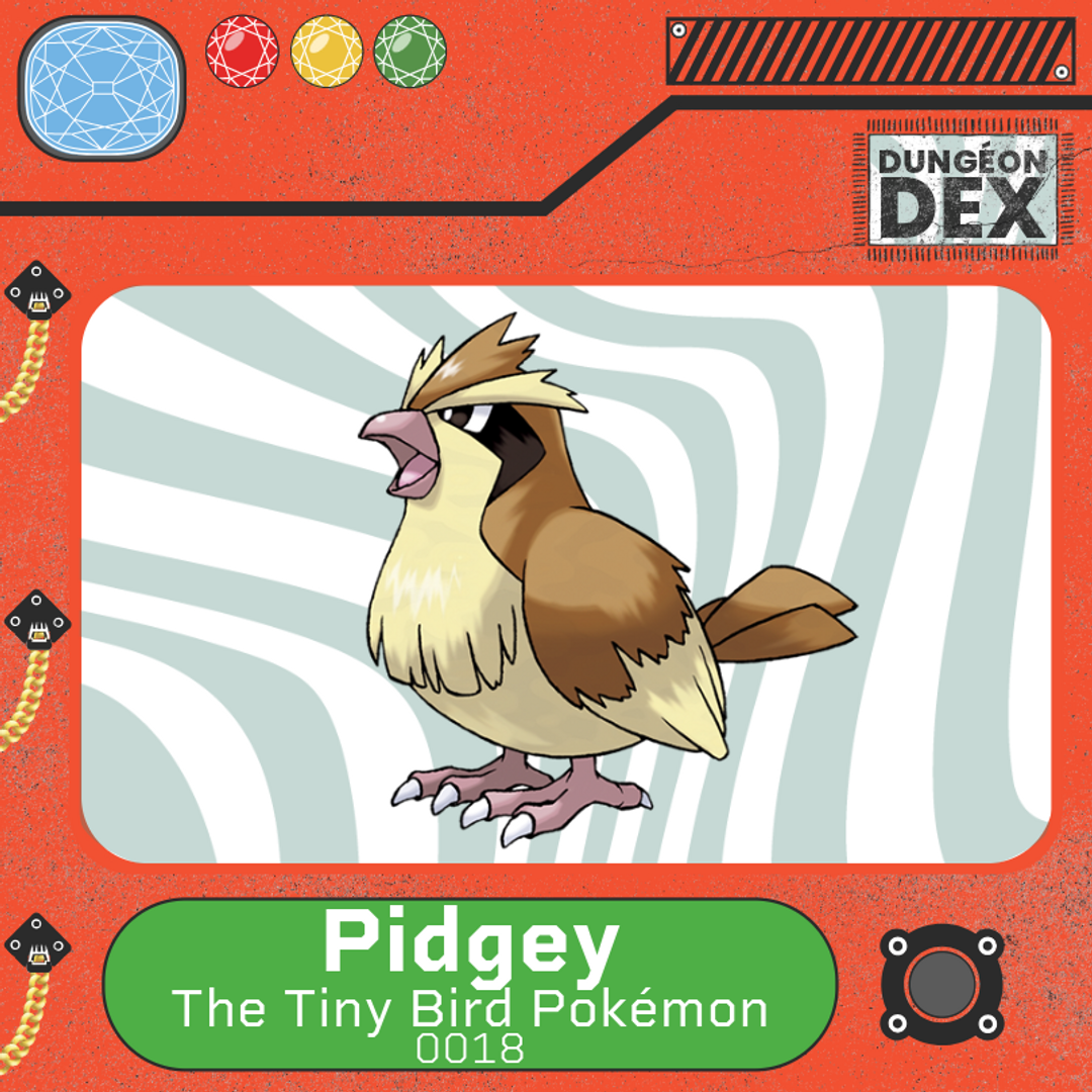 DungeonDex (#0018) Pidgey, the Tiny Bird Pokmon | Patreon DungeonDex (#0018) Pidgey, the Tiny Bird Pokmon | Patreon
