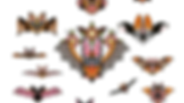 Scandinavian folk bats and Locust Tattoo Spooky Flash Night!