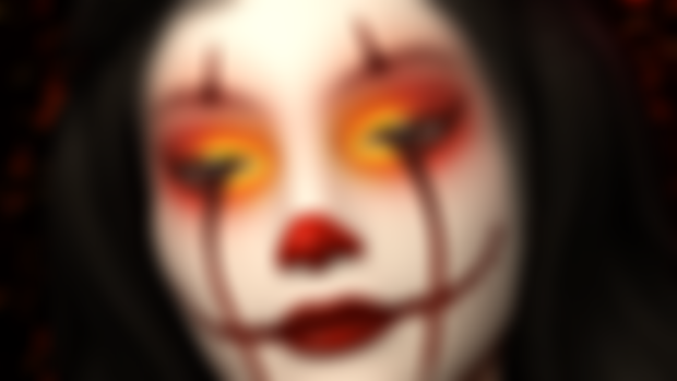 Sims 4 Halloween makeup "Inferno Glam" |cc|